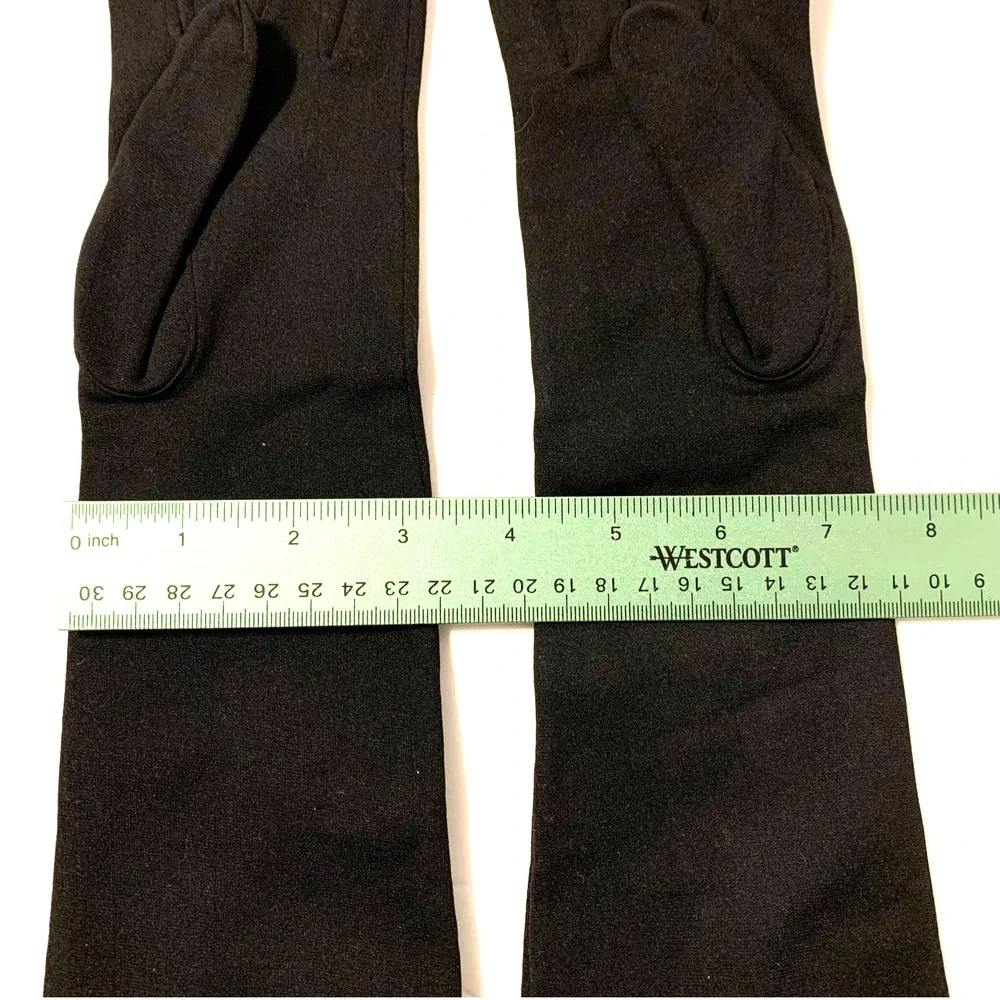 Dress Gloves Wool Embroidered Button Holes 13.5
